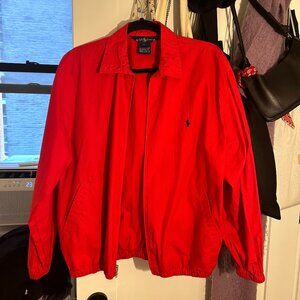 Vintage Polo by Ralph Lauren Red Harrington Jacket